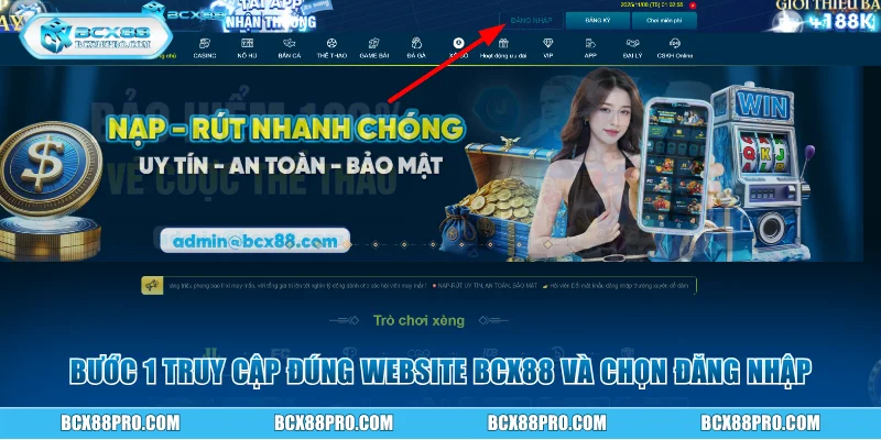 Tìm Hiểu 3 Bước Đăng Nhập BCX88 Nhanh Và An Toàn Nhất 1 Bước 1 Truy cập đúng website BCX88 và chọn đăng nhập