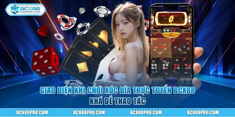 Xóc Đĩa Trực Tuyến | 3 Bước Đặt Cược Thắng Cho Tân Binh 2 Giao diện khi chơi xóc đĩa trực tuyến khá dễ thao tác