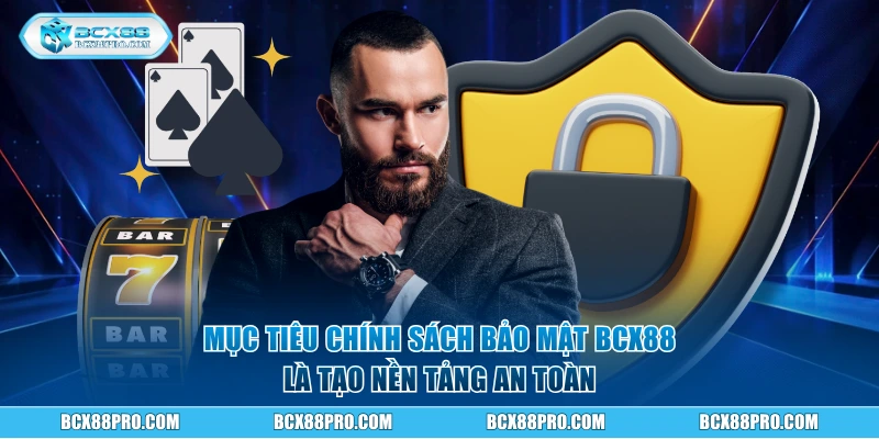 Chính Sách Bảo Mật BCX88 Tuyệt Đối An Toàn Dữ Liệu 1 Mục tiêu chính sách bảo mật BCX88 là tạo nền tảng an toàn